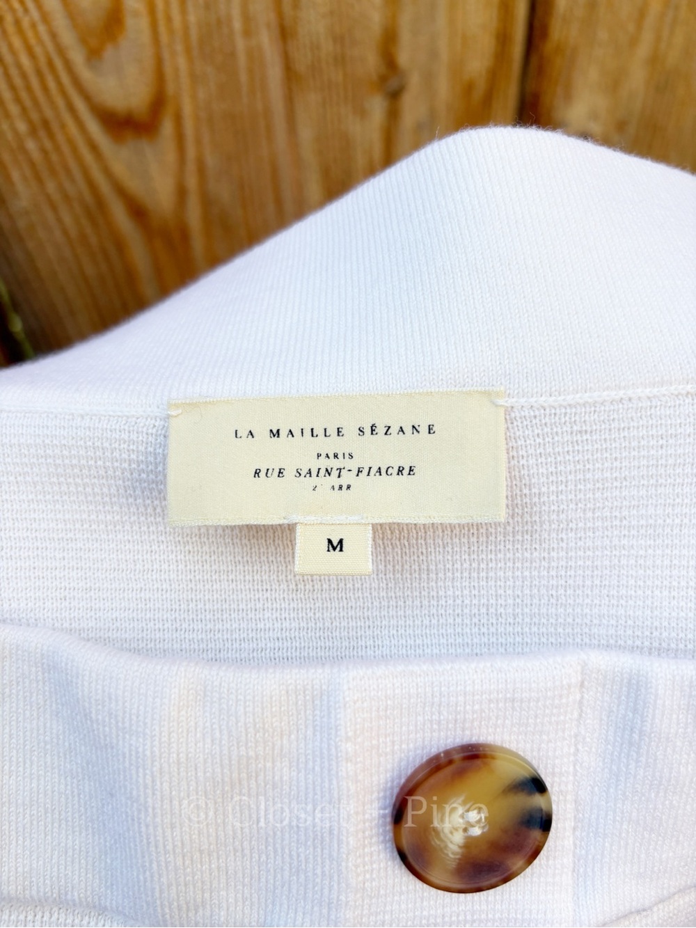 Sezane Sorena Skirt Size Medium Merino Wool Knit Mini - Picture 4 of 16